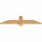 Ekena Millwork Eugene Smooth Timber Gable Bracket, Western Red Cedar, 36"W x 9"H x 1 1/2"D x 3 1/2"F, 6/12 Pitch GBW036X09X0204EUG00SWR - alternate 2